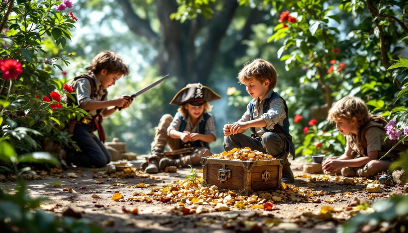 Comment organiser une chasse au trésor thématique pour enfants à la maison ?