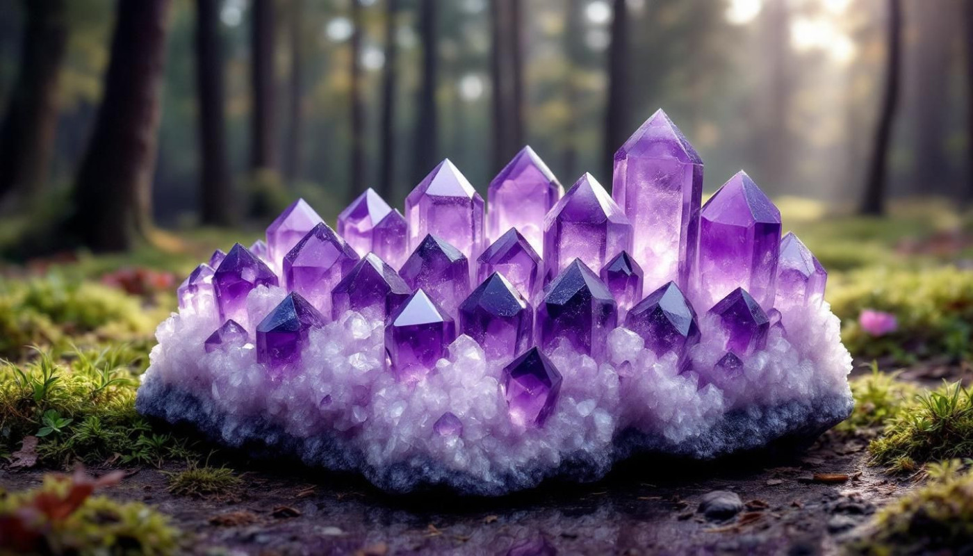 Exploration des propriétés thérapeutiques de l'améthyste