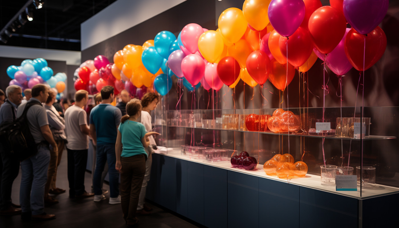 L'efficacité des ballons publicitaires dans les foires commerciales